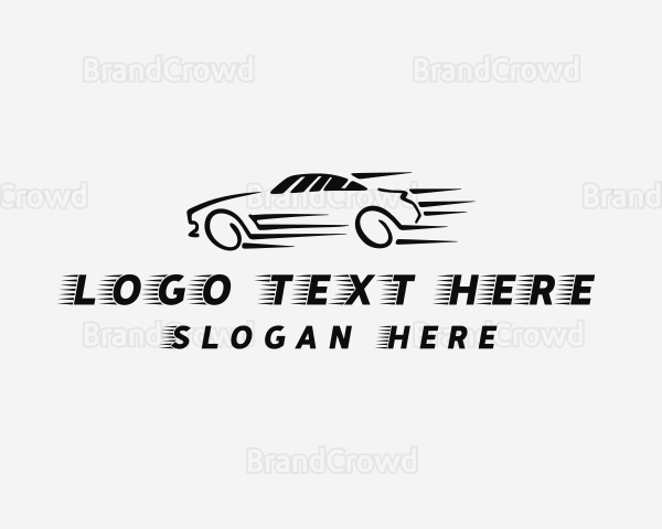 Sports Car Transportation Logo