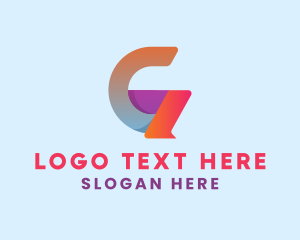 Mobile Application - Digital Letter G logo design