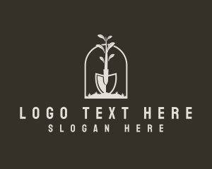 Landscaping - Landscaping Shovel Plant logo design