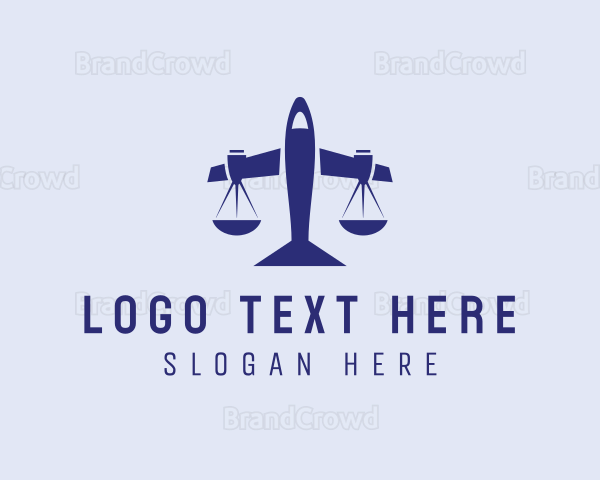 Legal Plane Scales Logo