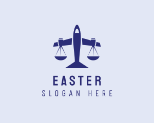 Aircraft - Legal Plane Scales logo design