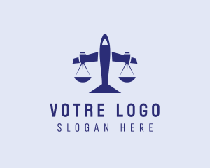 Aircraft - Legal Plane Scales logo design