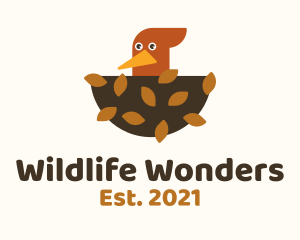 Wildlife Woodpecker Nest logo design