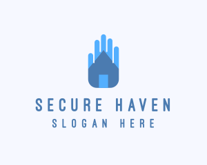 Safe - Home Safe Hand logo design