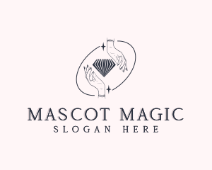 Mystical Crystal Jewelry logo design