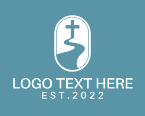 Nun - Holy Church Faith logo design