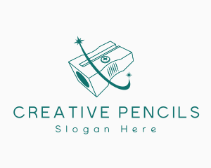 Stationery Pencil Sharpener logo design