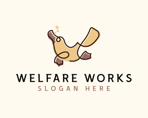 Welfare - Wildlife Animal Platypus logo design