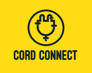 Cord - Electrical Plug Outlet logo design