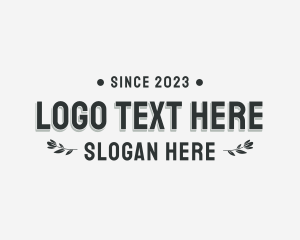 Clean - Minimalist Flower Wordmark logo design