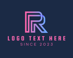 Advertising - Advertising Neon Gradient logo design
