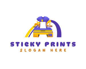 Shirt Printing Printer logo design