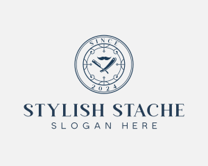 Mustache - Hairstylist Mustache Grooming logo design