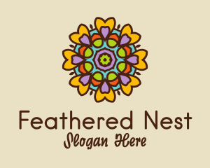 Flower Meditation Decor  Logo