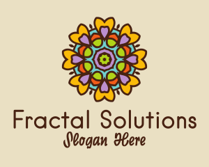 Flower Meditation Decor  logo design