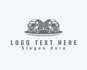 Cargo Van - Big Cargo Truck Logistics logo design