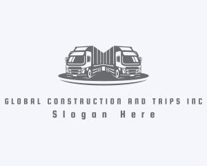 Big Cargo Truck Logistics Logo