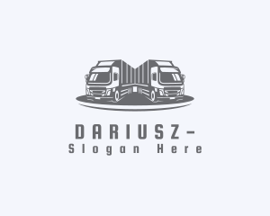 Big Cargo Truck Logistics Logo