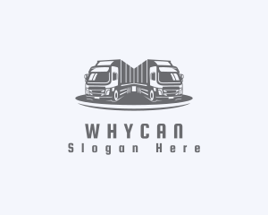 Trucking - Big Cargo Truck Logistics logo design