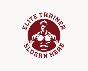 Strong Man Fitness logo design