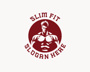 Strong Man Fitness logo design