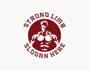 Strong Man Fitness logo design