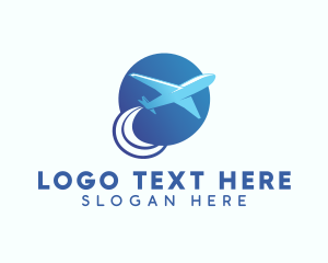 Pilot - Airplane Flight Aviation logo design