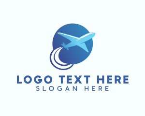 Airplane Flight Aviation Logo