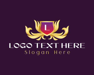 Shield - Luxury Elegant Crest logo design