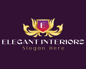 Luxury Elegant Crest logo design