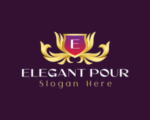 Luxury Elegant Crest logo design