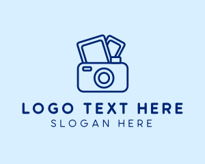 Blue Film Camera  Logo