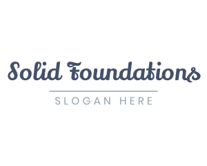 Hobbyist - Underline Cursive Wordmark logo design