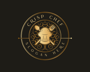 Toque Utensils Restaurant logo design