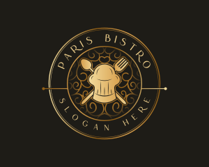 Toque Utensils Restaurant logo design