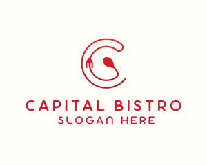 Minimalist Bistro Letter C logo design