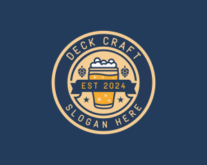 Pub Brewery Craft Beer logo design