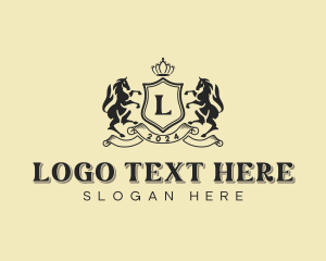 Law Firm - Royal Stallion Shield logo design