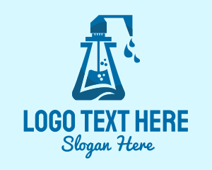 Hygiene - Blue Hand Sanitizer logo design