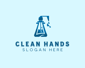 Hand Sanitizer Disinfectant logo design