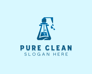 Hand Sanitizer Disinfectant logo design