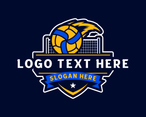 League - Volley Ball Sports Team logo design