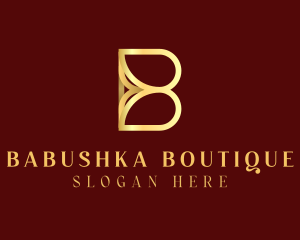 Luxury Boutique Letter B logo design