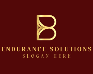 Luxury Boutique Letter B logo design