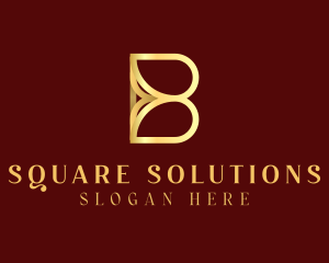 Luxury Boutique Letter B logo design