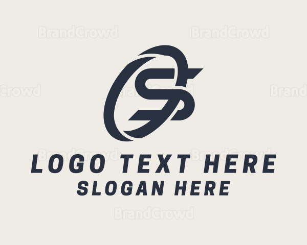 Logistics Company Letter S Logo