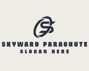 Logistics Company Letter S logo design