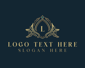 Boutique - Elegant Ornament Crest logo design
