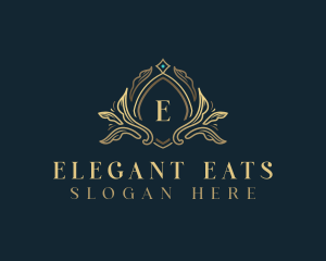 Elegant Ornament Crest logo design