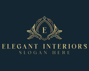 Elegant Ornament Crest logo design